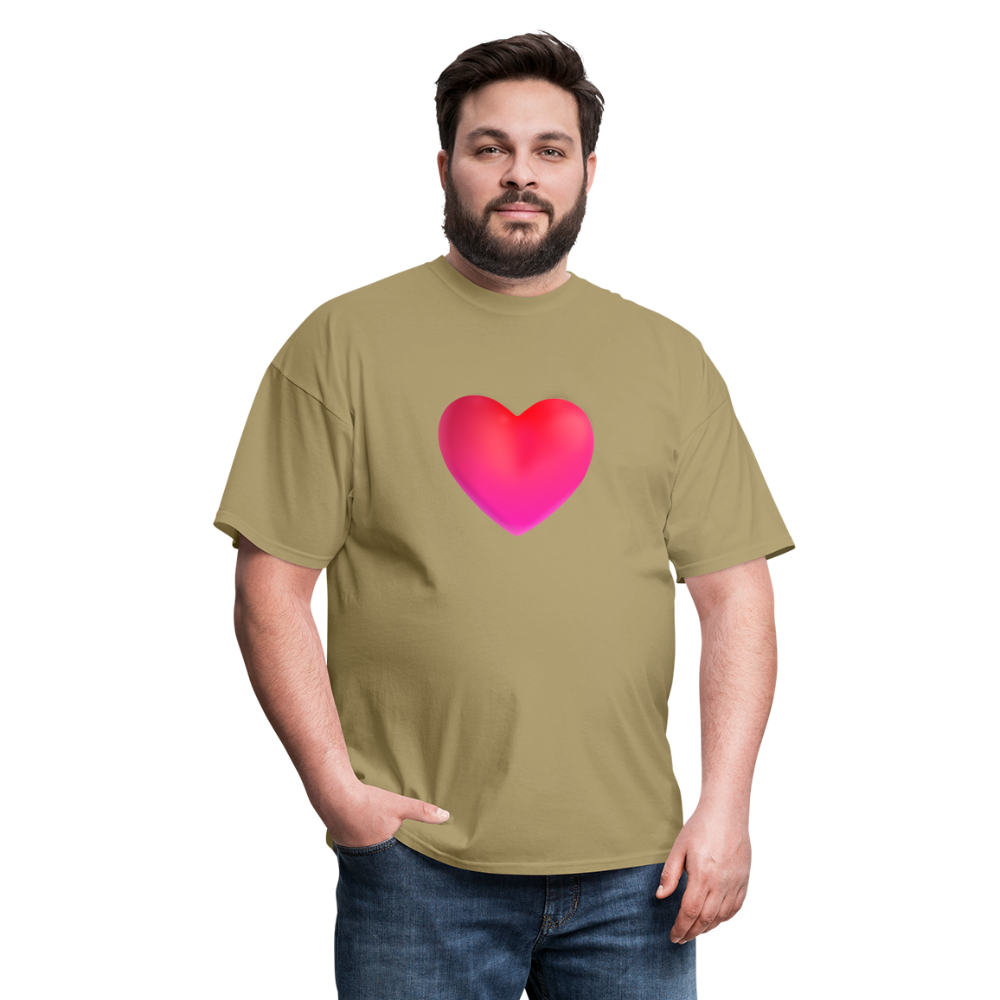 ❤️ Red Heart (Microsoft Fluent) Unisex Classic T-Shirt - khaki