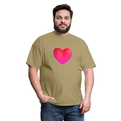 ❤️ Red Heart (Microsoft Fluent) Unisex Classic T-Shirt - khaki