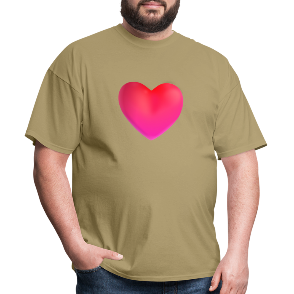 ❤️ Red Heart (Microsoft Fluent) Unisex Classic T-Shirt - khaki