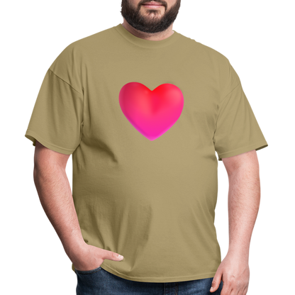 ❤️ Red Heart (Microsoft Fluent) Unisex Classic T-Shirt - khaki