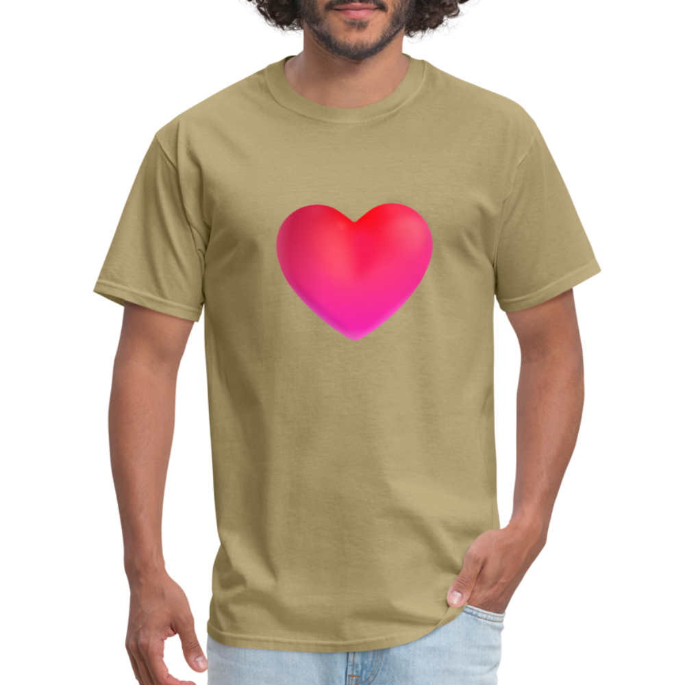 ❤️ Red Heart (Microsoft Fluent) Unisex Classic T-Shirt - khaki