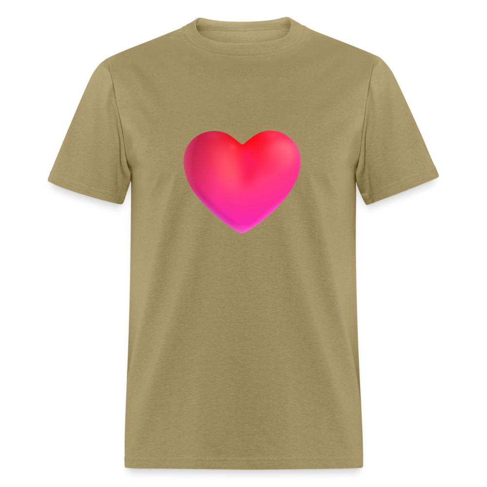 ❤️ Red Heart (Microsoft Fluent) Unisex Classic T-Shirt - khaki