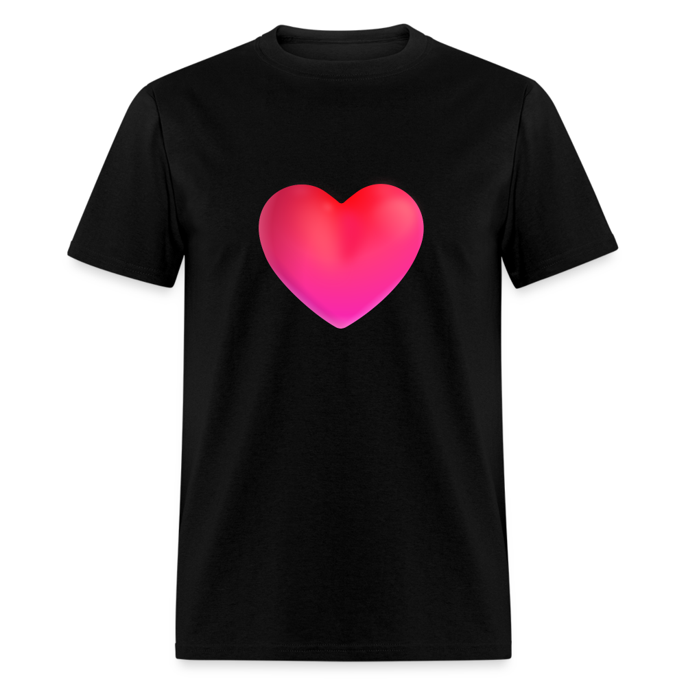 ❤️ Red Heart (Microsoft Fluent) Unisex Classic T-Shirt - black