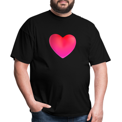 ❤️ Red Heart (Microsoft Fluent) Unisex Classic T-Shirt - black