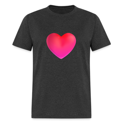 ❤️ Red Heart (Microsoft Fluent) Unisex Classic T-Shirt - heather black