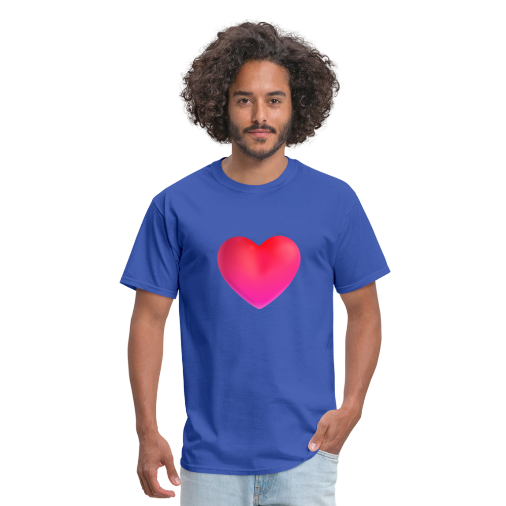 ❤️ Red Heart (Microsoft Fluent) Unisex Classic T-Shirt - royal blue