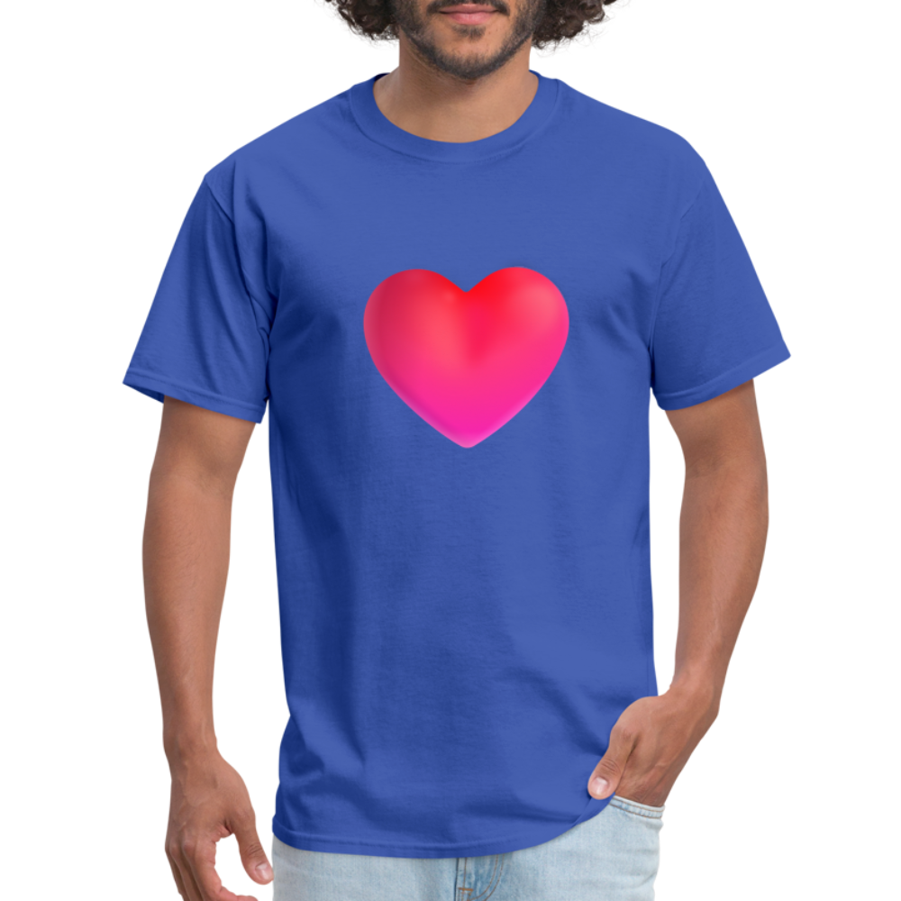 ❤️ Red Heart (Microsoft Fluent) Unisex Classic T-Shirt - royal blue