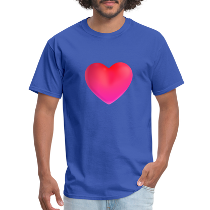 ❤️ Red Heart (Microsoft Fluent) Unisex Classic T-Shirt - royal blue