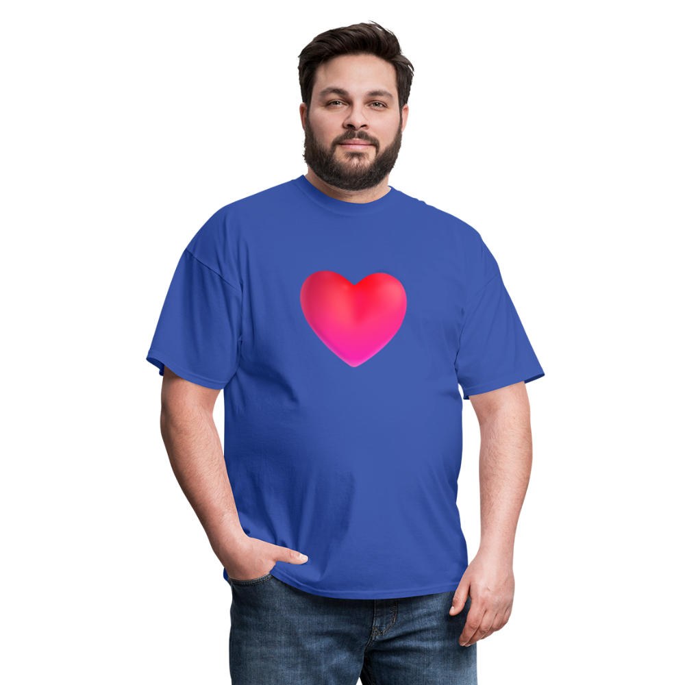 ❤️ Red Heart (Microsoft Fluent) Unisex Classic T-Shirt - royal blue