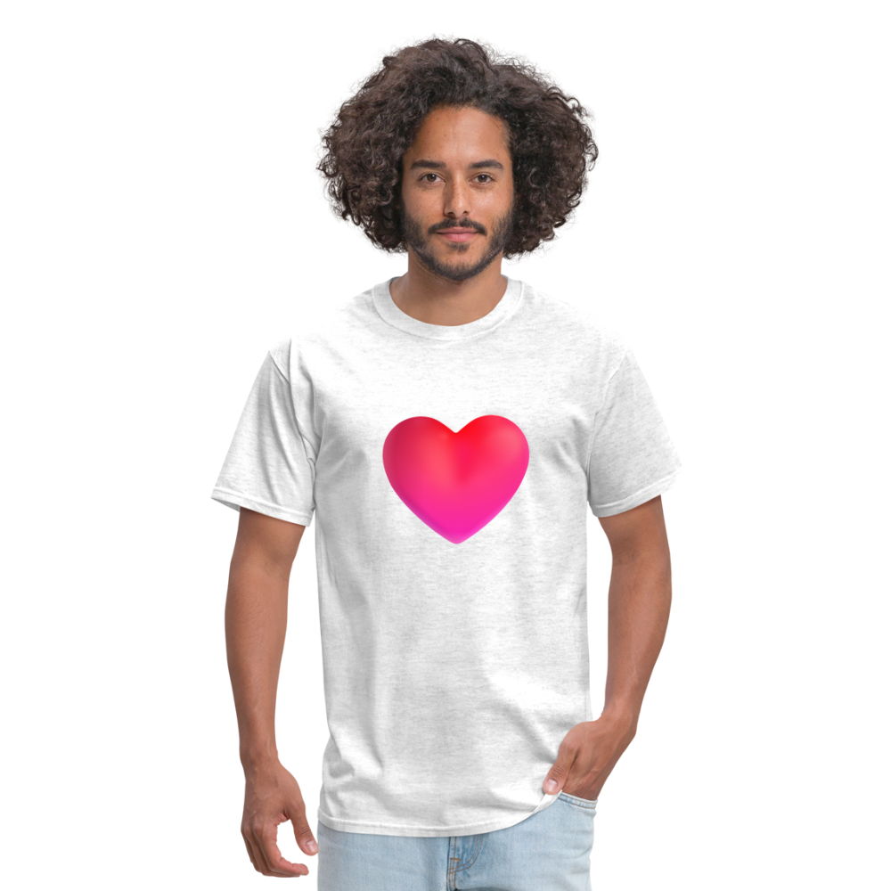 ❤️ Red Heart (Microsoft Fluent) Unisex Classic T-Shirt - light heather gray