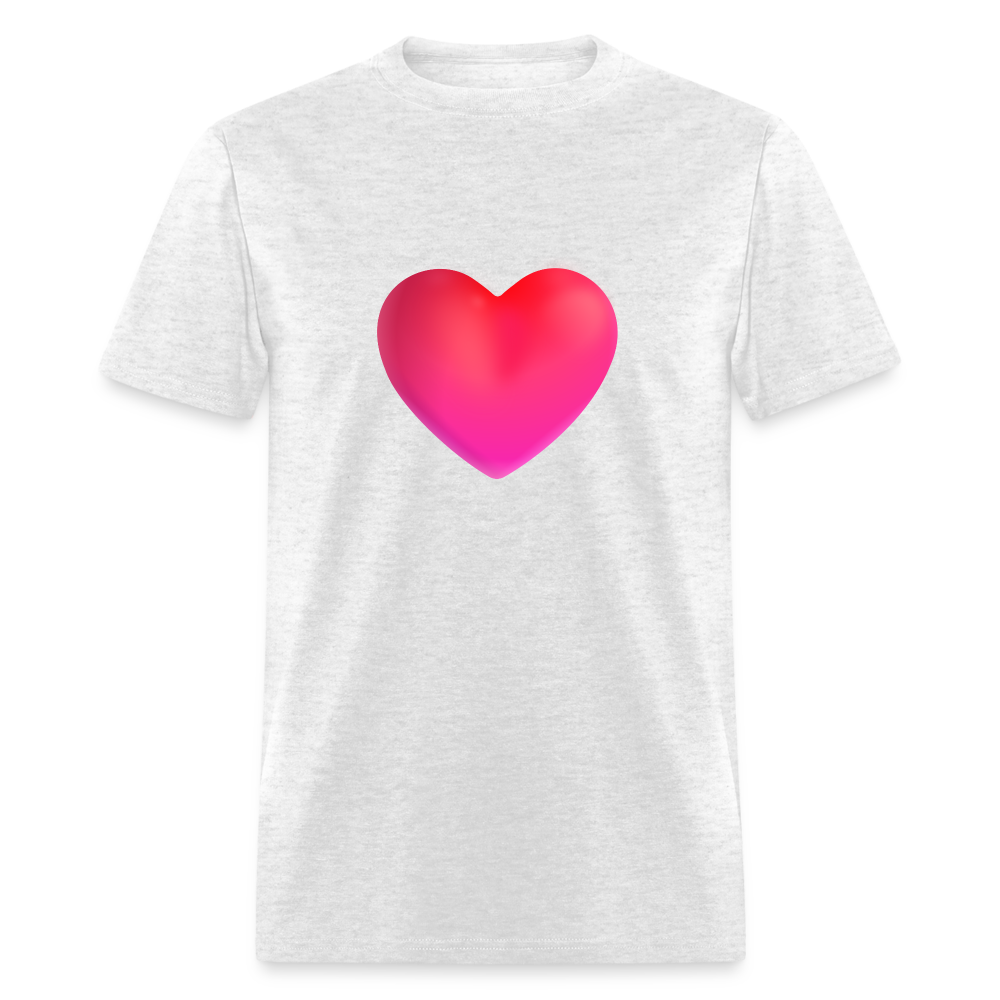 ❤️ Red Heart (Microsoft Fluent) Unisex Classic T-Shirt - light heather gray
