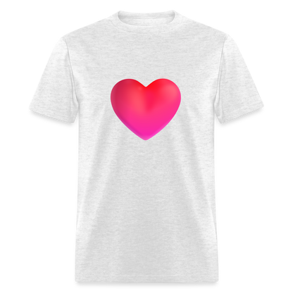 ❤️ Red Heart (Microsoft Fluent) Unisex Classic T-Shirt - light heather gray