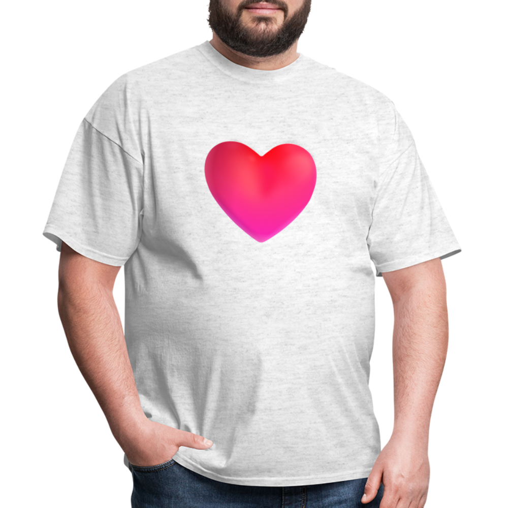 ❤️ Red Heart (Microsoft Fluent) Unisex Classic T-Shirt - light heather gray