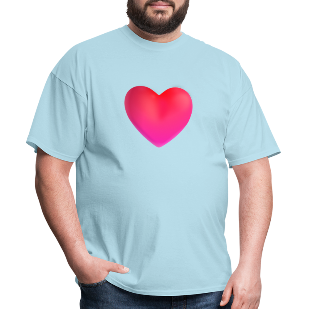 ❤️ Red Heart (Microsoft Fluent) Unisex Classic T-Shirt - powder blue