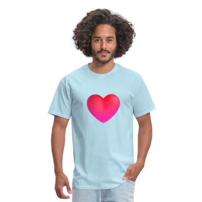 ❤️ Red Heart (Microsoft Fluent) Unisex Classic T-Shirt - powder blue
