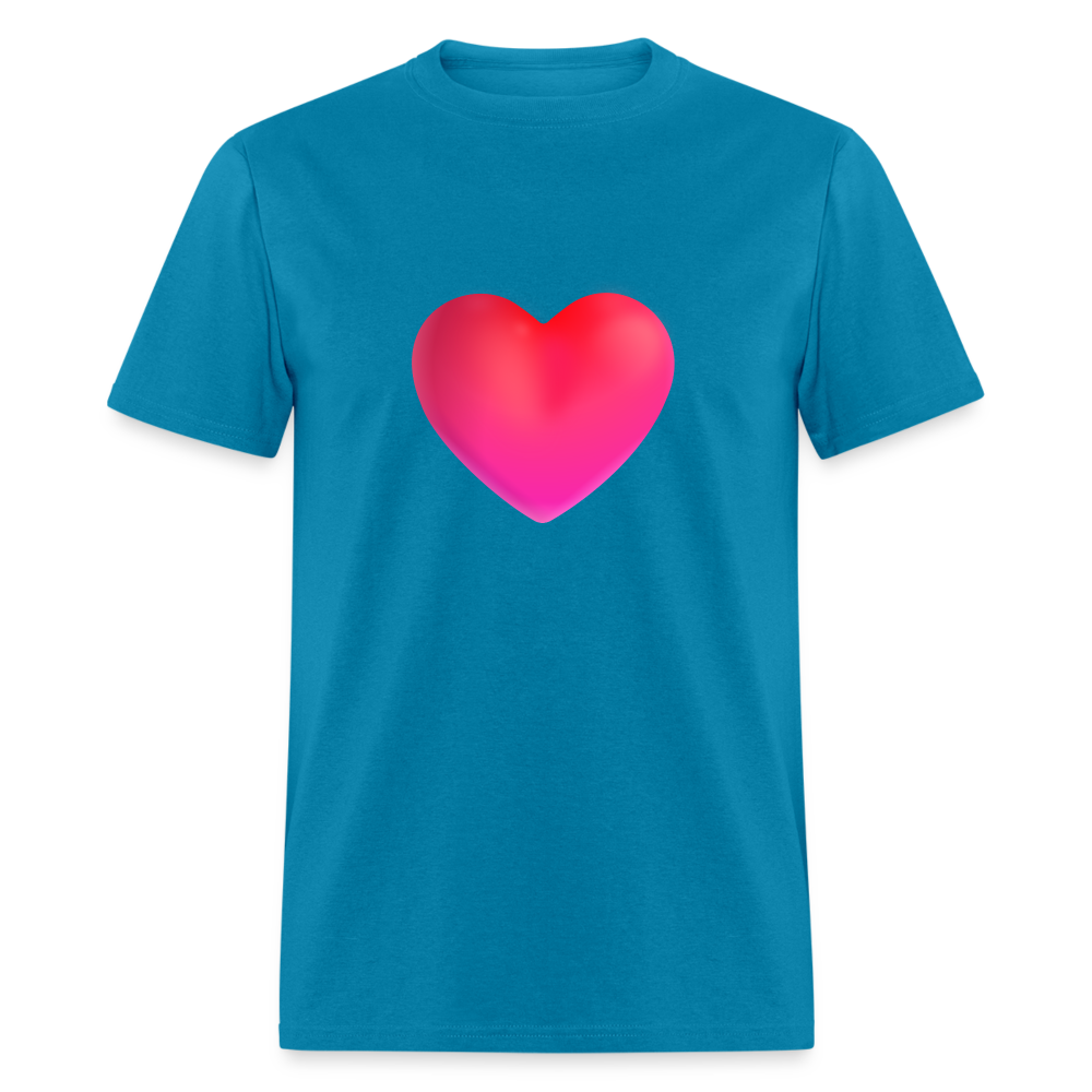 ❤️ Red Heart (Microsoft Fluent) Unisex Classic T-Shirt - turquoise