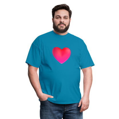 ❤️ Red Heart (Microsoft Fluent) Unisex Classic T-Shirt - turquoise