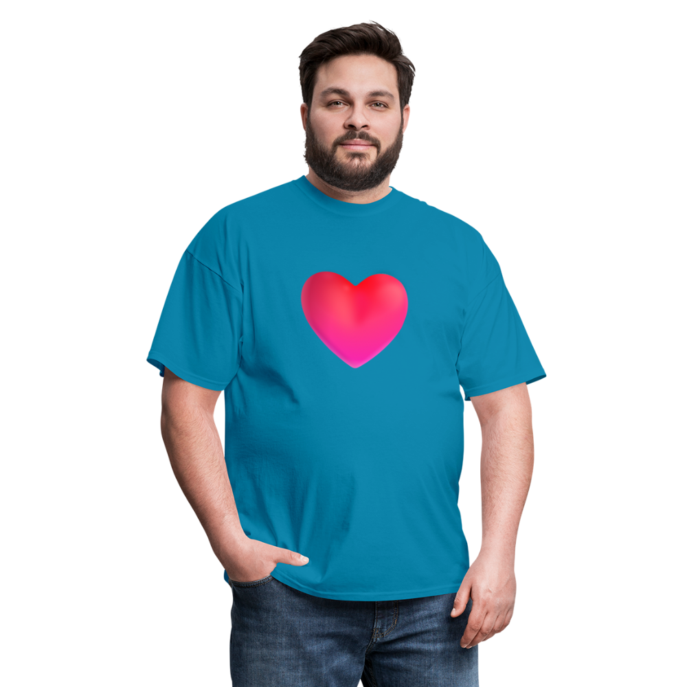 ❤️ Red Heart (Microsoft Fluent) Unisex Classic T-Shirt - turquoise