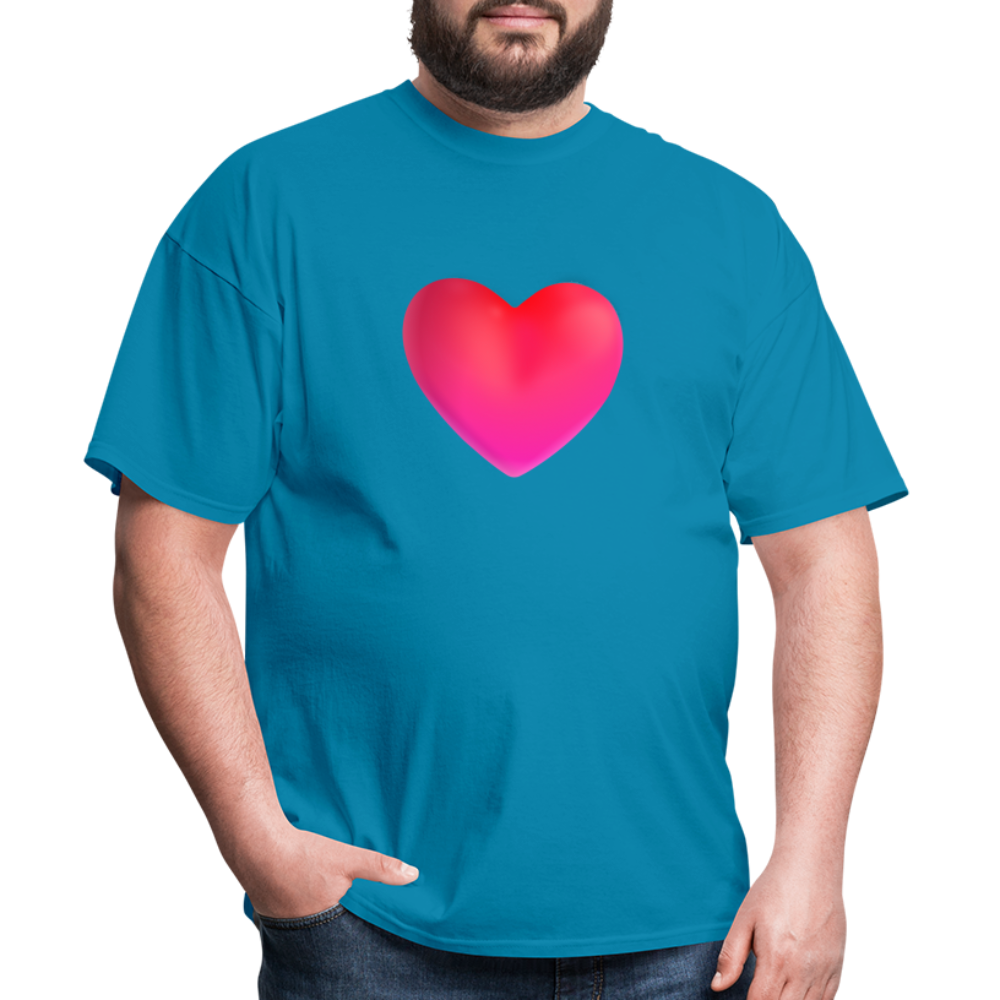 ❤️ Red Heart (Microsoft Fluent) Unisex Classic T-Shirt - turquoise