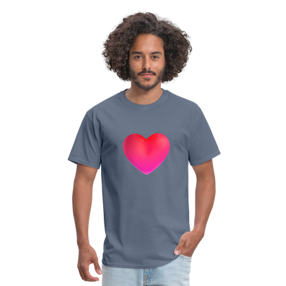❤️ Red Heart (Microsoft Fluent) Unisex Classic T-Shirt - denim