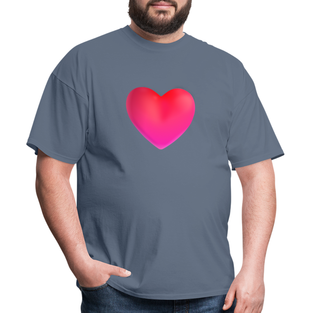 ❤️ Red Heart (Microsoft Fluent) Unisex Classic T-Shirt - denim