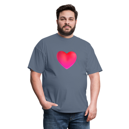 ❤️ Red Heart (Microsoft Fluent) Unisex Classic T-Shirt - denim