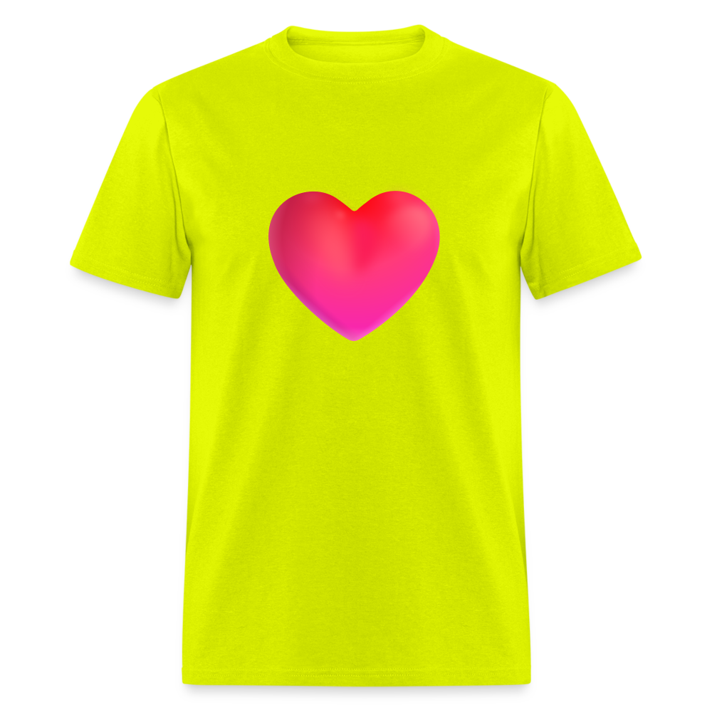 ❤️ Red Heart (Microsoft Fluent) Unisex Classic T-Shirt - safety green