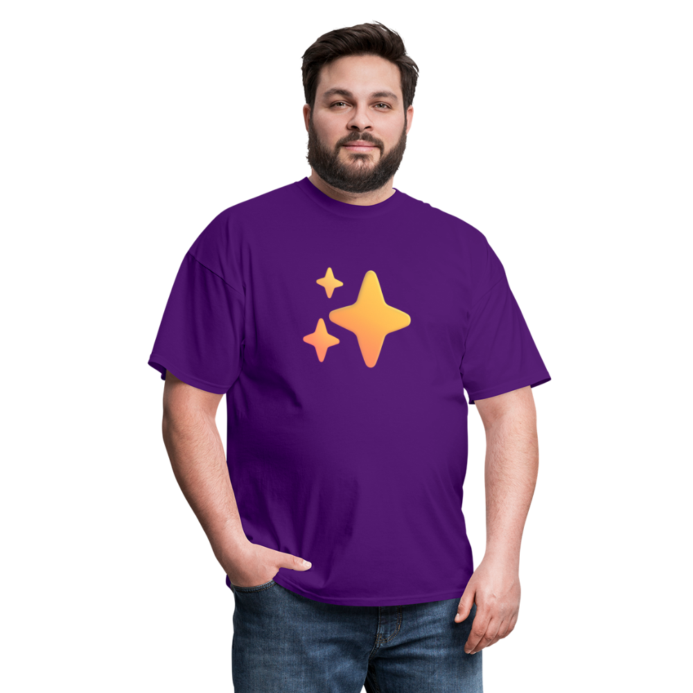 ✨ Sparkles (Microsoft Fluent) Unisex Classic T-Shirt - purple