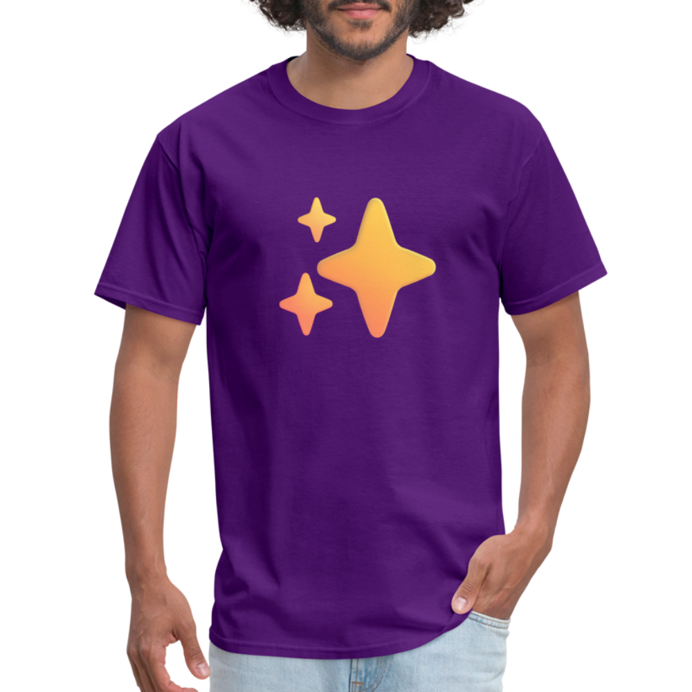 ✨ Sparkles (Microsoft Fluent) Unisex Classic T-Shirt - purple