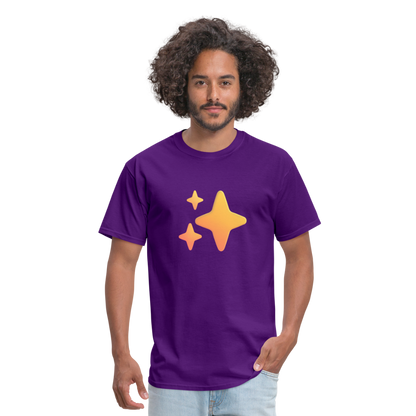 ✨ Sparkles (Microsoft Fluent) Unisex Classic T-Shirt - purple