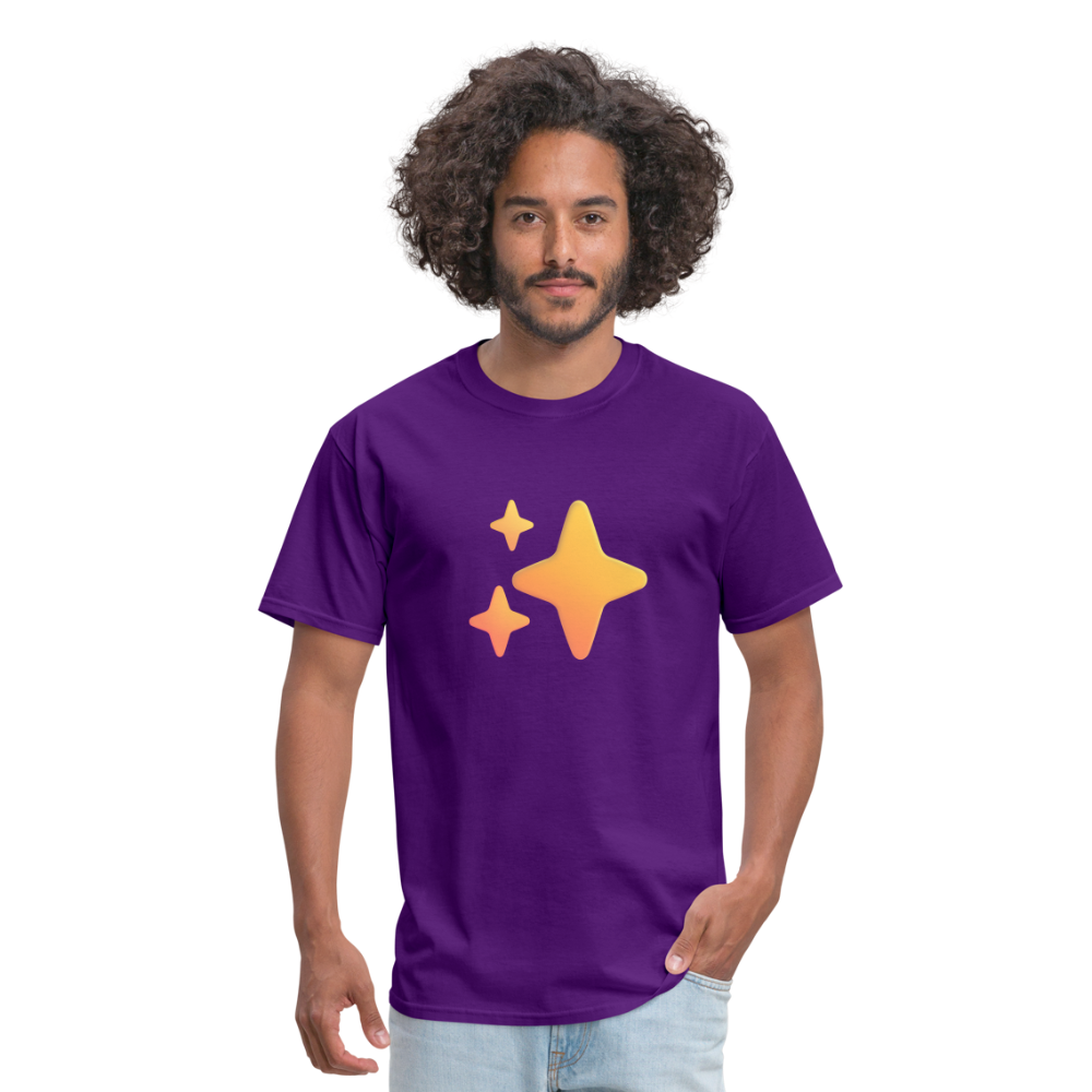 ✨ Sparkles (Microsoft Fluent) Unisex Classic T-Shirt - purple