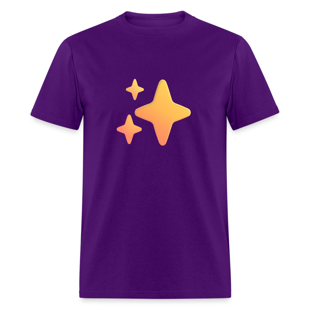 ✨ Sparkles (Microsoft Fluent) Unisex Classic T-Shirt - purple