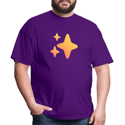 ✨ Sparkles (Microsoft Fluent) Unisex Classic T-Shirt - purple
