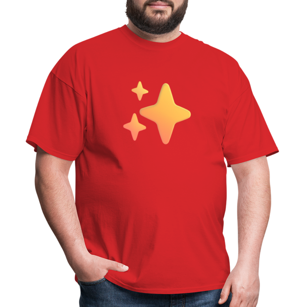 ✨ Sparkles (Microsoft Fluent) Unisex Classic T-Shirt - red