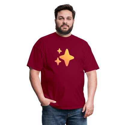 ✨ Sparkles (Microsoft Fluent) Unisex Classic T-Shirt - burgundy