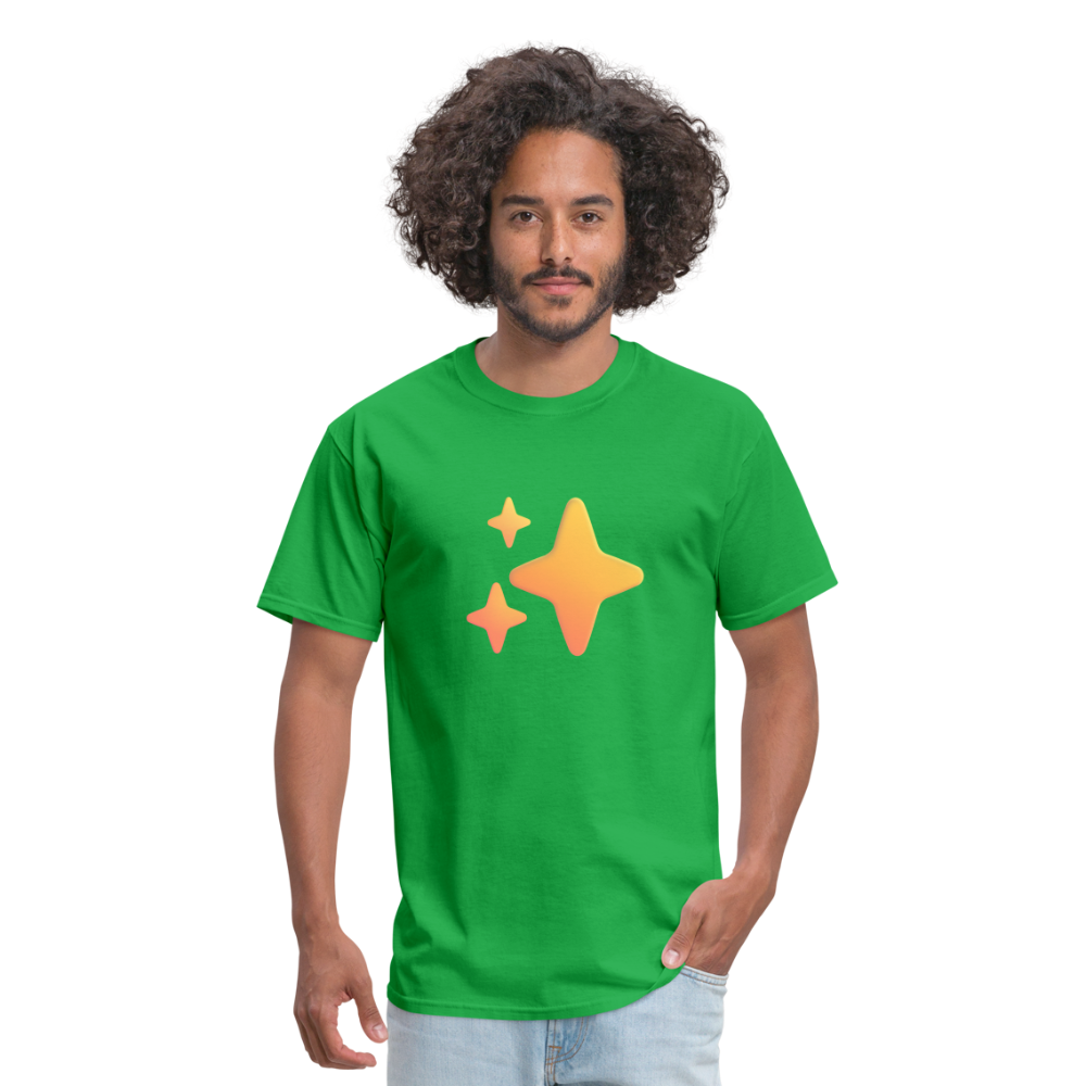 ✨ Sparkles (Microsoft Fluent) Unisex Classic T-Shirt - bright green