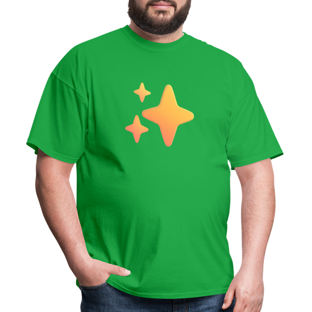 ✨ Sparkles (Microsoft Fluent) Unisex Classic T-Shirt - bright green