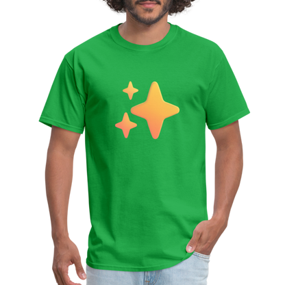 ✨ Sparkles (Microsoft Fluent) Unisex Classic T-Shirt - bright green