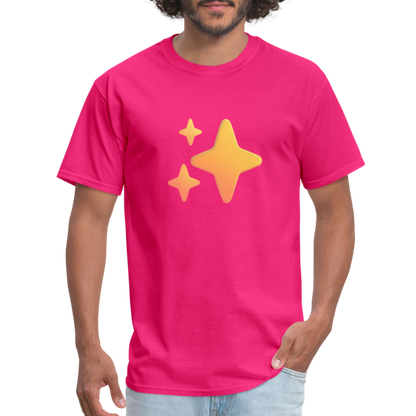 ✨ Sparkles (Microsoft Fluent) Unisex Classic T-Shirt - fuchsia