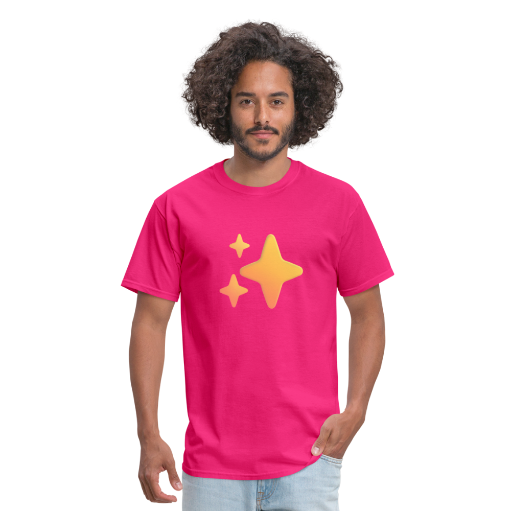 ✨ Sparkles (Microsoft Fluent) Unisex Classic T-Shirt - fuchsia