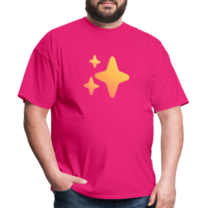 ✨ Sparkles (Microsoft Fluent) Unisex Classic T-Shirt - fuchsia