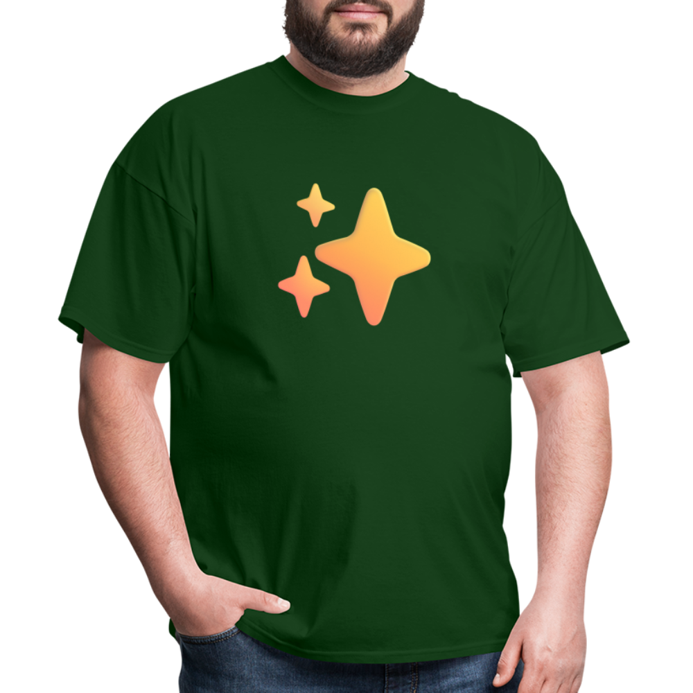 ✨ Sparkles (Microsoft Fluent) Unisex Classic T-Shirt - forest green