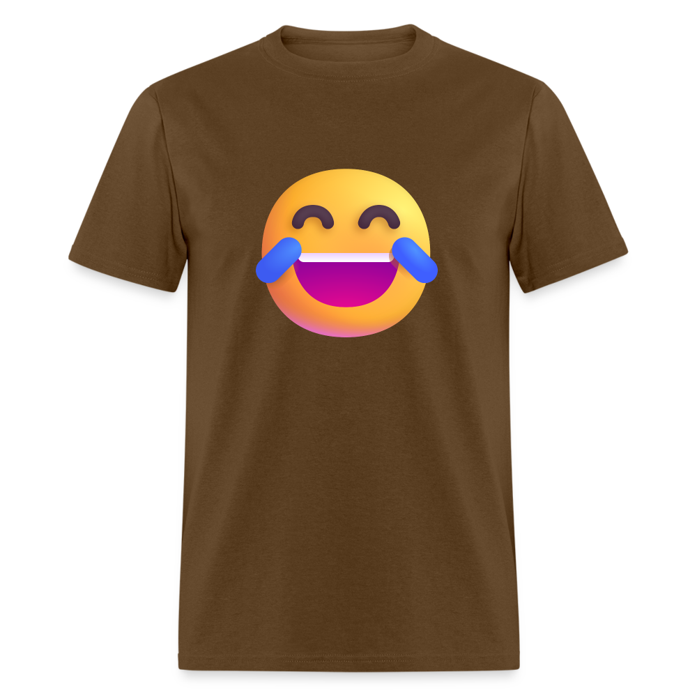 😂 Face with Tears of Joy (Microsoft Fluent) Unisex Classic T-Shirt - brown