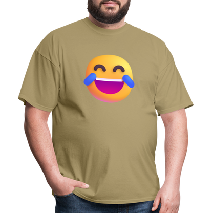 😂 Face with Tears of Joy (Microsoft Fluent) Unisex Classic T-Shirt - khaki