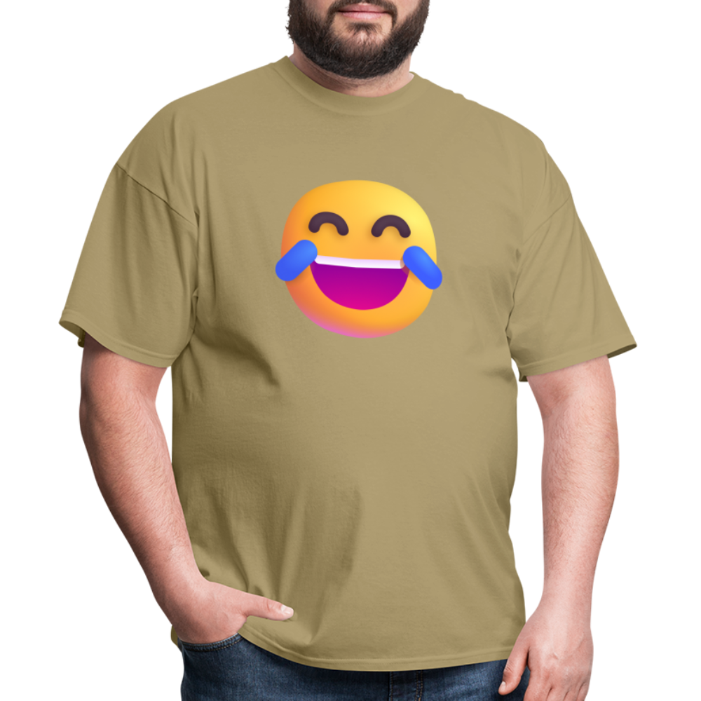 😂 Face with Tears of Joy (Microsoft Fluent) Unisex Classic T-Shirt - khaki