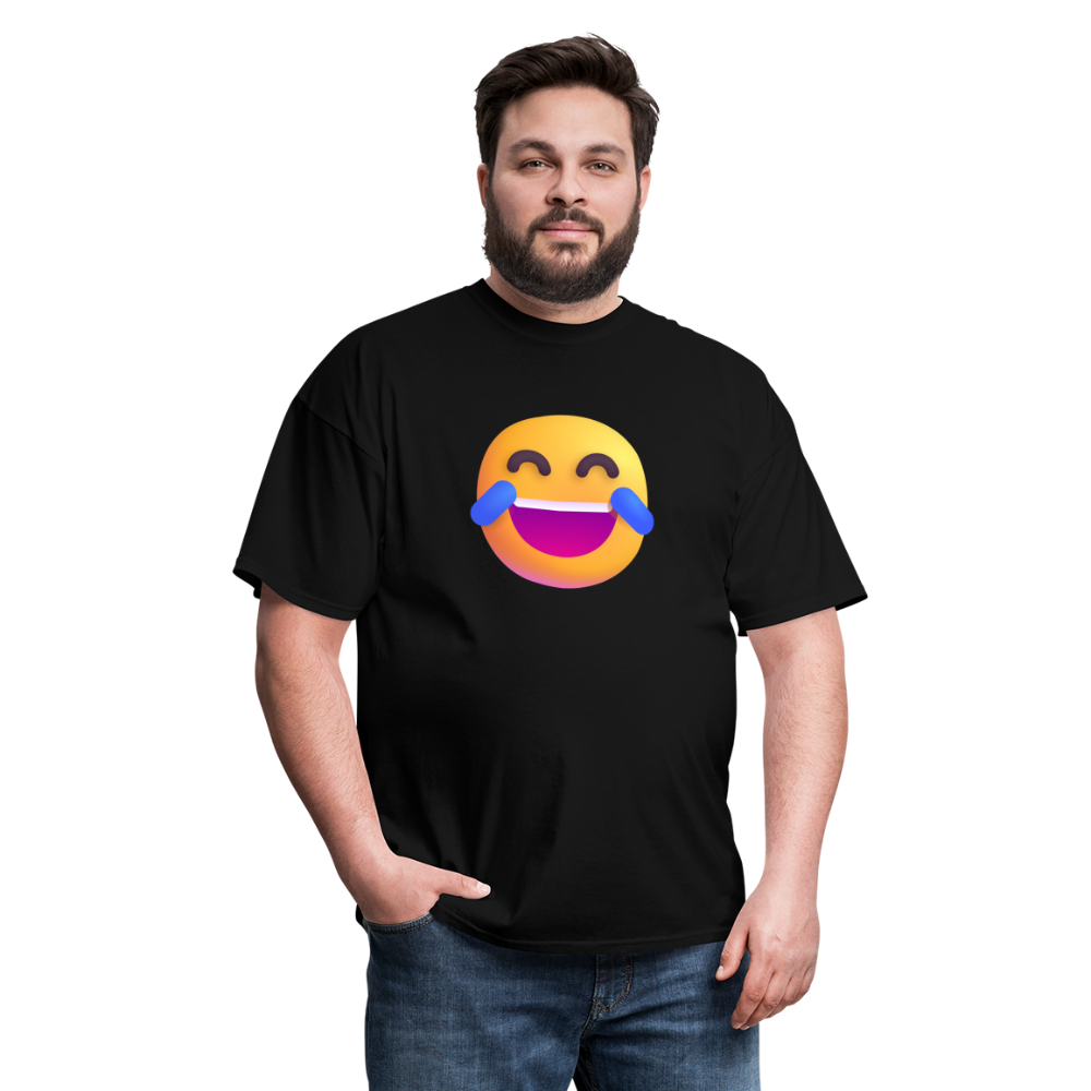 😂 Face with Tears of Joy (Microsoft Fluent) Unisex Classic T-Shirt - black