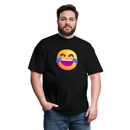 😂 Face with Tears of Joy (Microsoft Fluent) Unisex Classic T-Shirt - black