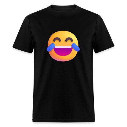 😂 Face with Tears of Joy (Microsoft Fluent) Unisex Classic T-Shirt - black