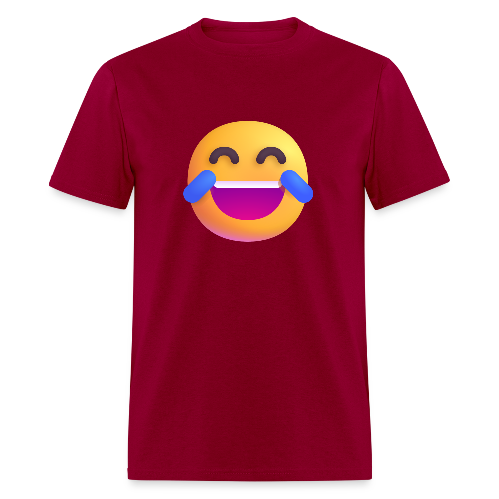 😂 Face with Tears of Joy (Microsoft Fluent) Unisex Classic T-Shirt - dark red