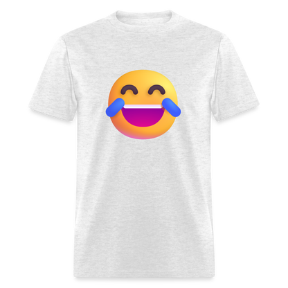 😂 Face with Tears of Joy (Microsoft Fluent) Unisex Classic T-Shirt - light heather gray